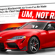 Image for article titled I Just Don't Believe What the Toyota Supra's Chief Engineer Says About the Fake Vents